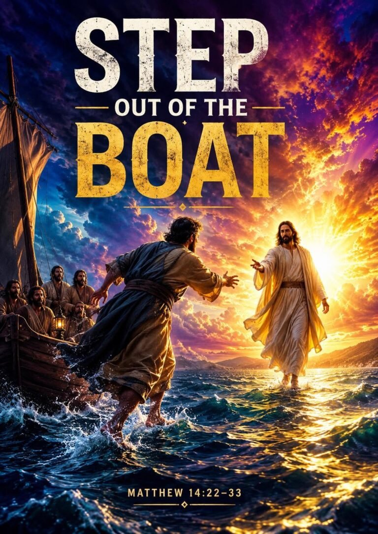 STEP OUT OF THE BOAT: LEAVING THE COMFORT ZONE FOR DESTINY